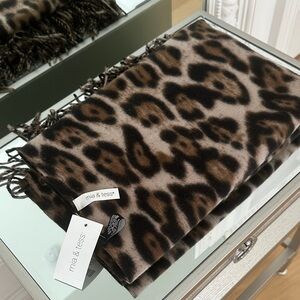 Mia & Tess Leopard Print Scarf